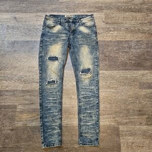 DEMOLITION Distressed Slim Fit Jeans Men 30x30